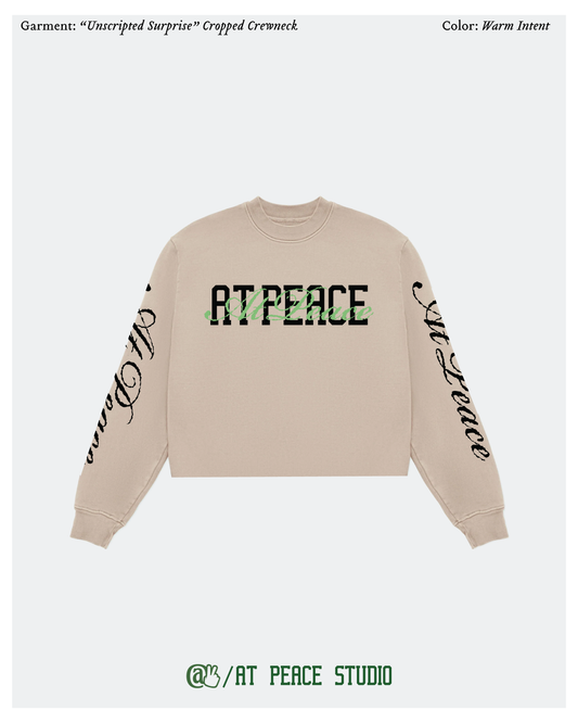 “Unscripted Surprise” Cropped Crewneck