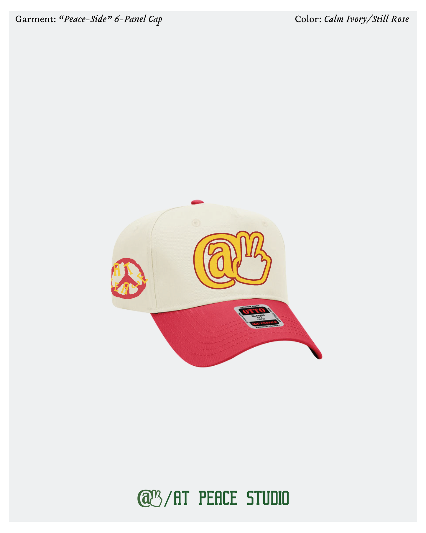 “Peace-Side” 5-Panel Cap