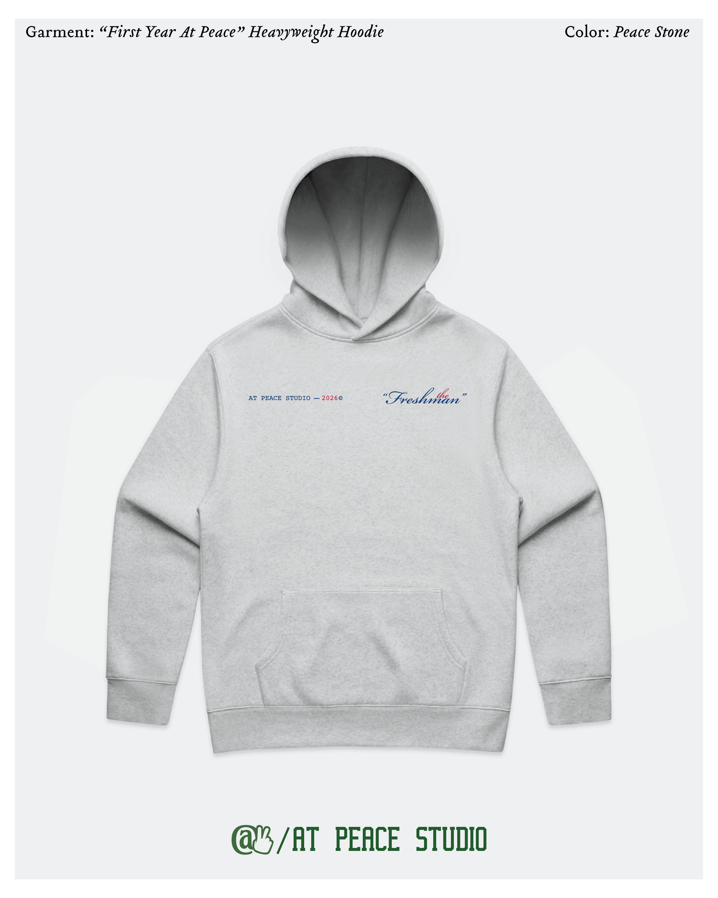 “My First Year At Peace” Hoodie