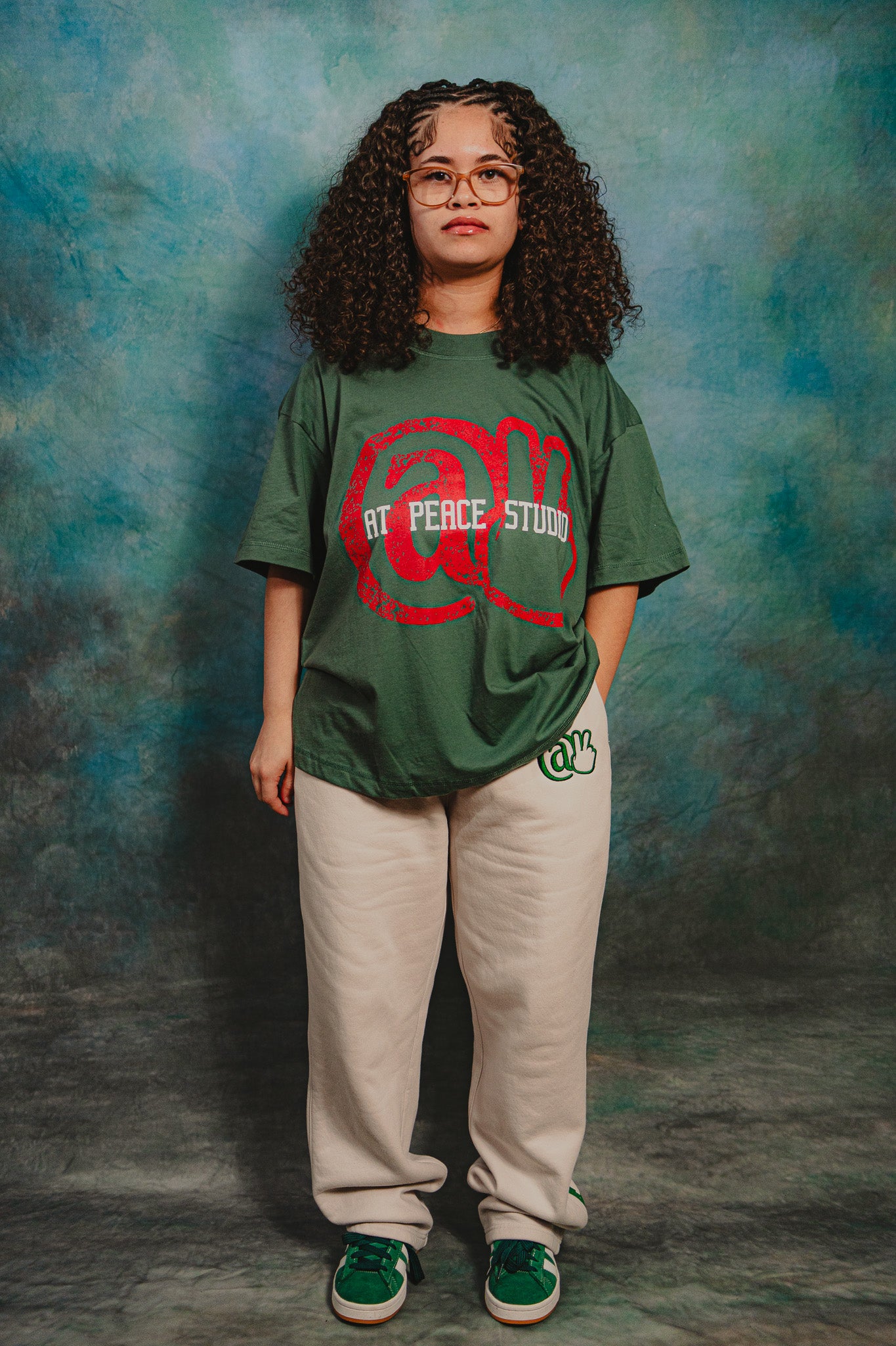 "Serene Unveiling" Cropped T-Shirt