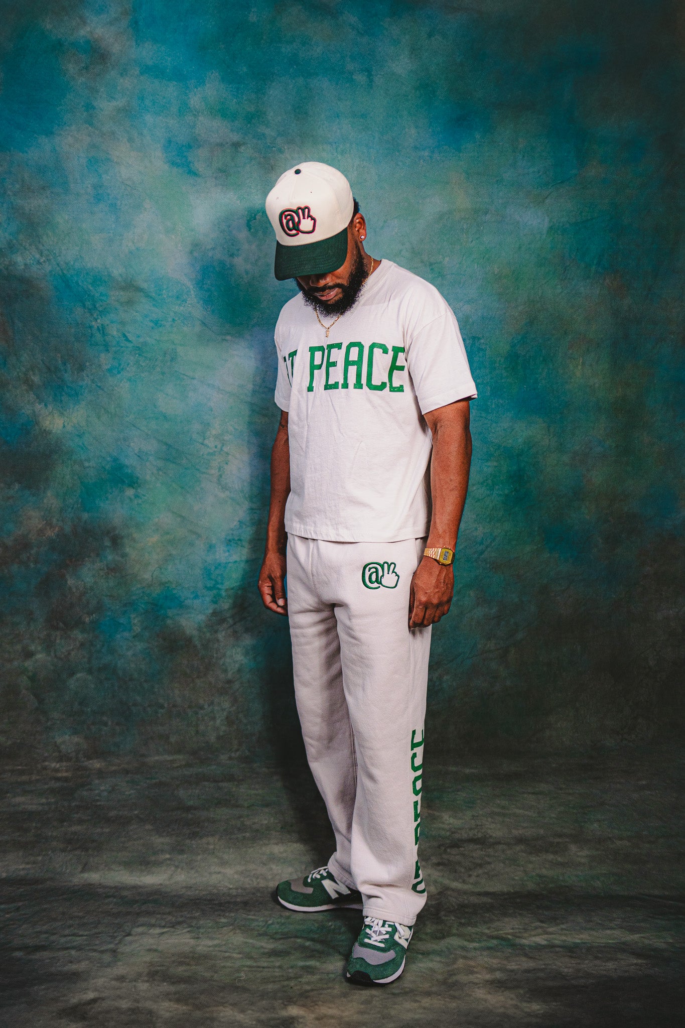 At Peace Wordmark Cropped T-Shirt