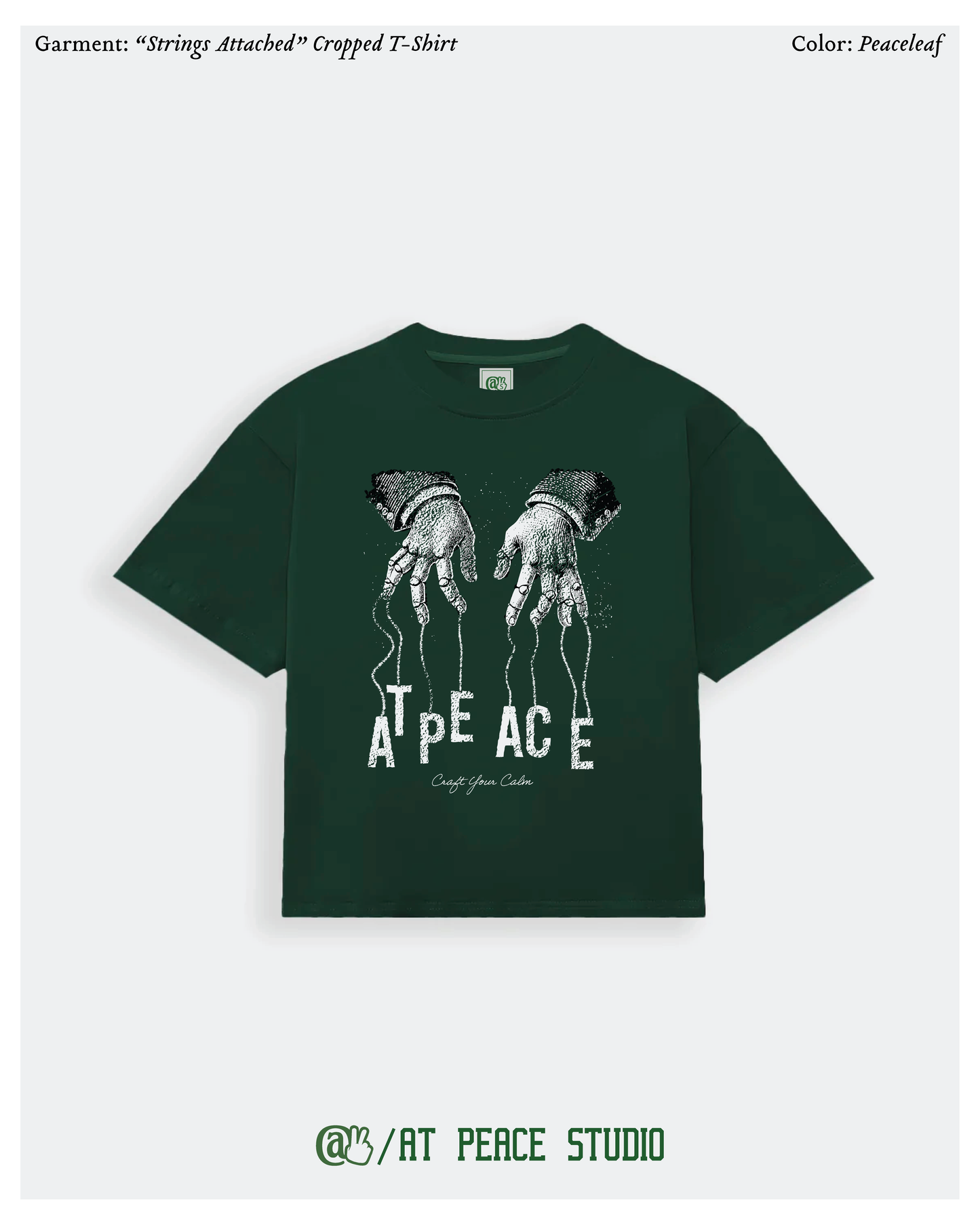 "Strings Attached" Cropped T-Shirt