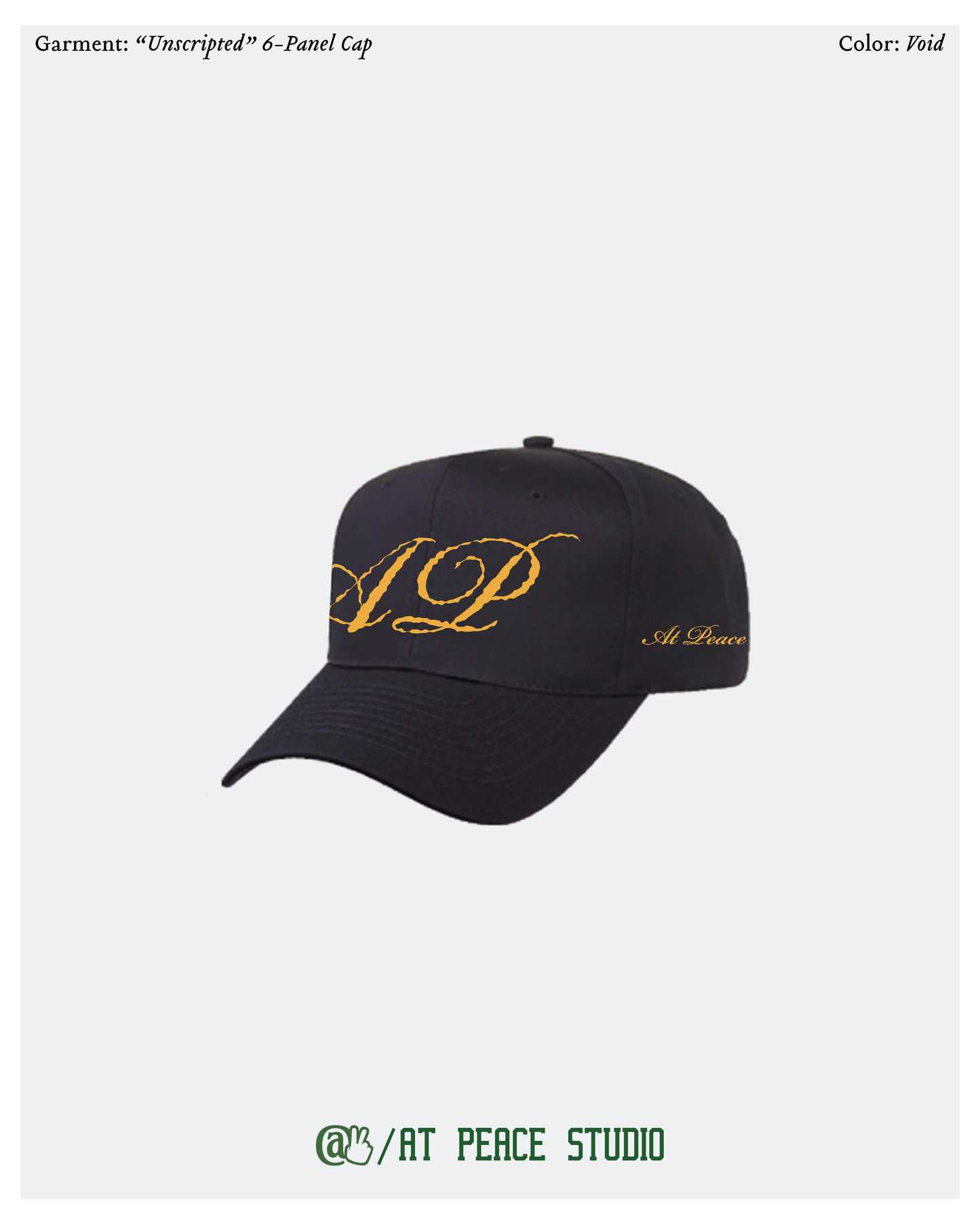 "Unscripted" 6-Panel Cap