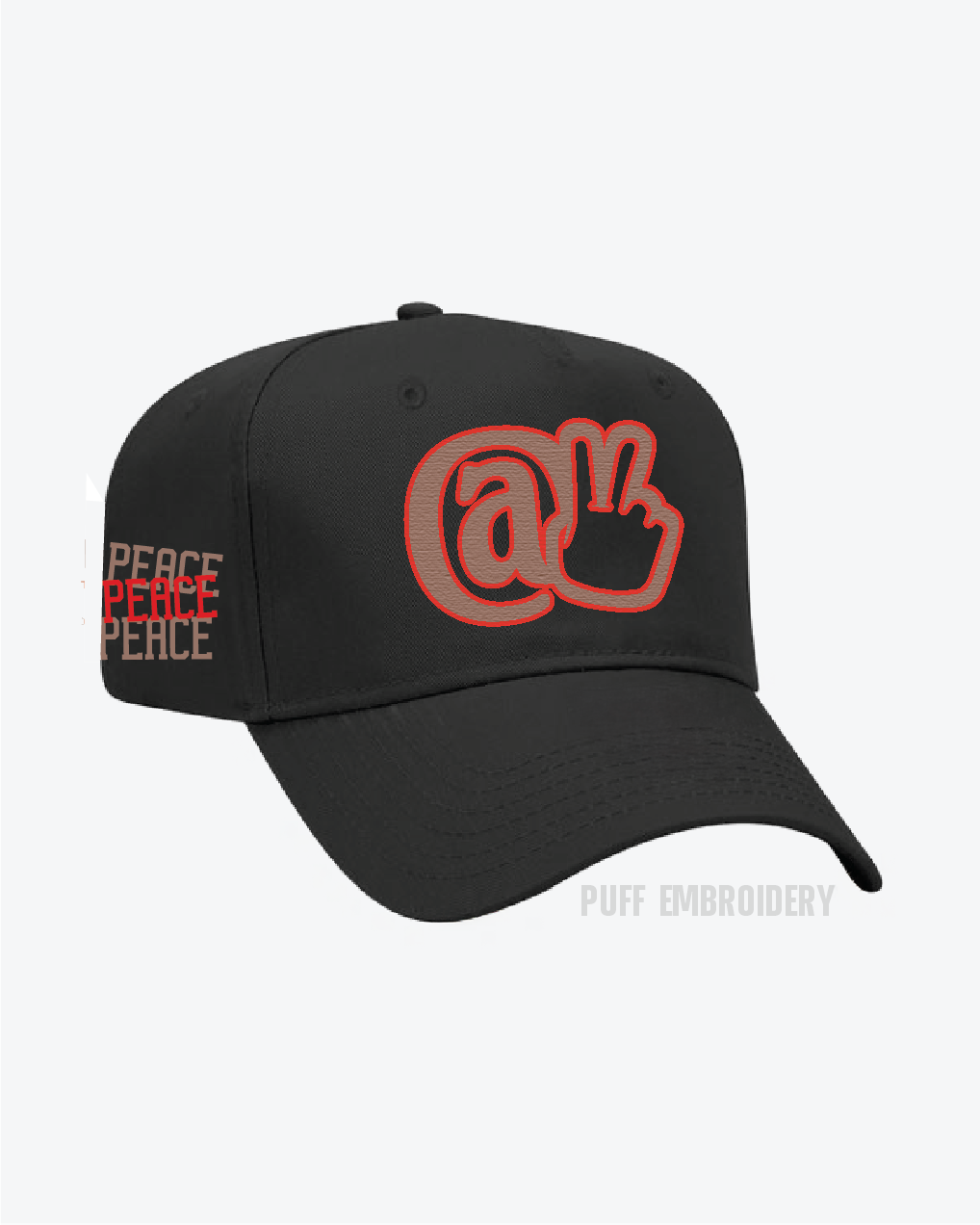 At Peace Logo Cap (Beautiful Black)